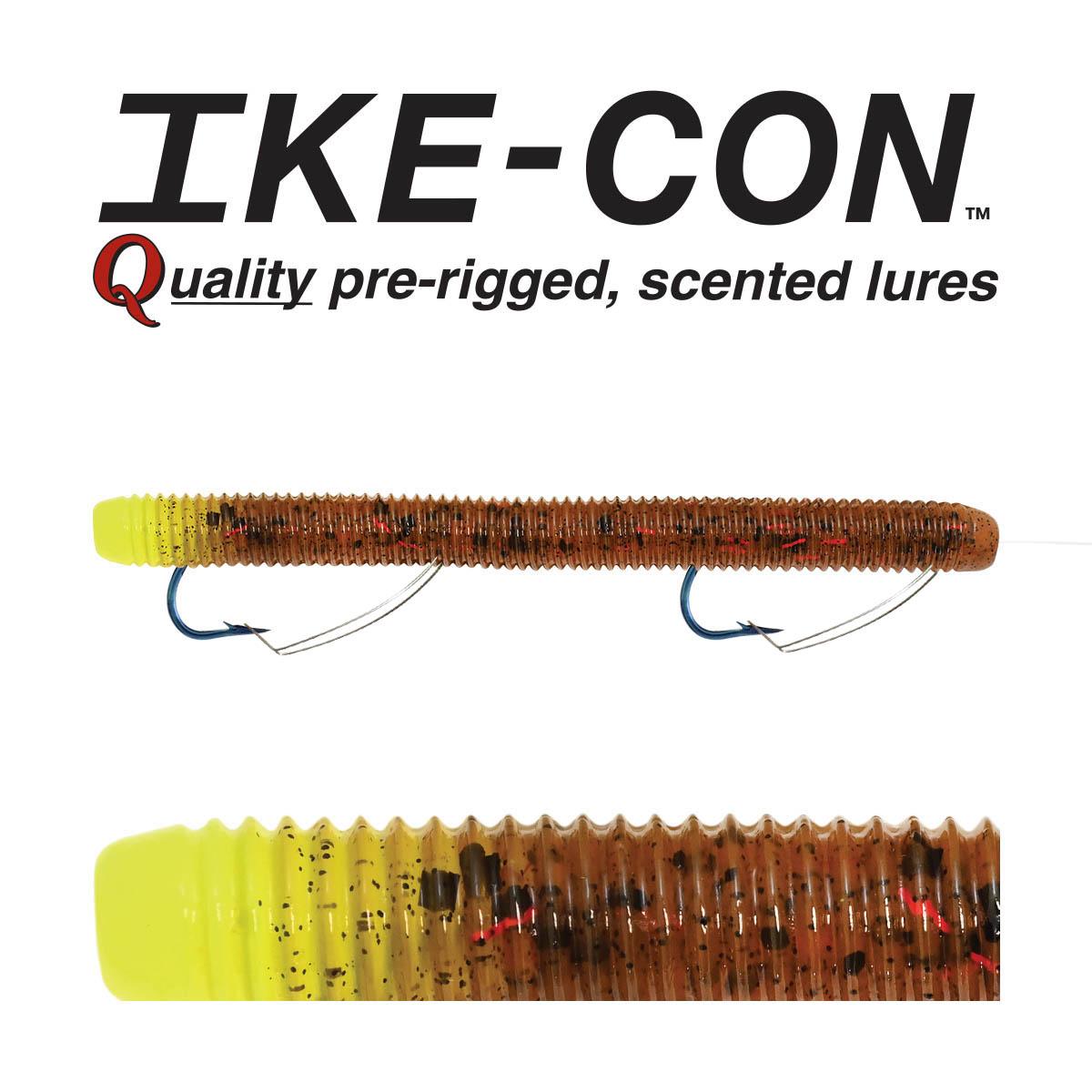 Ike-Con Do Nothing Worm Weedless 4